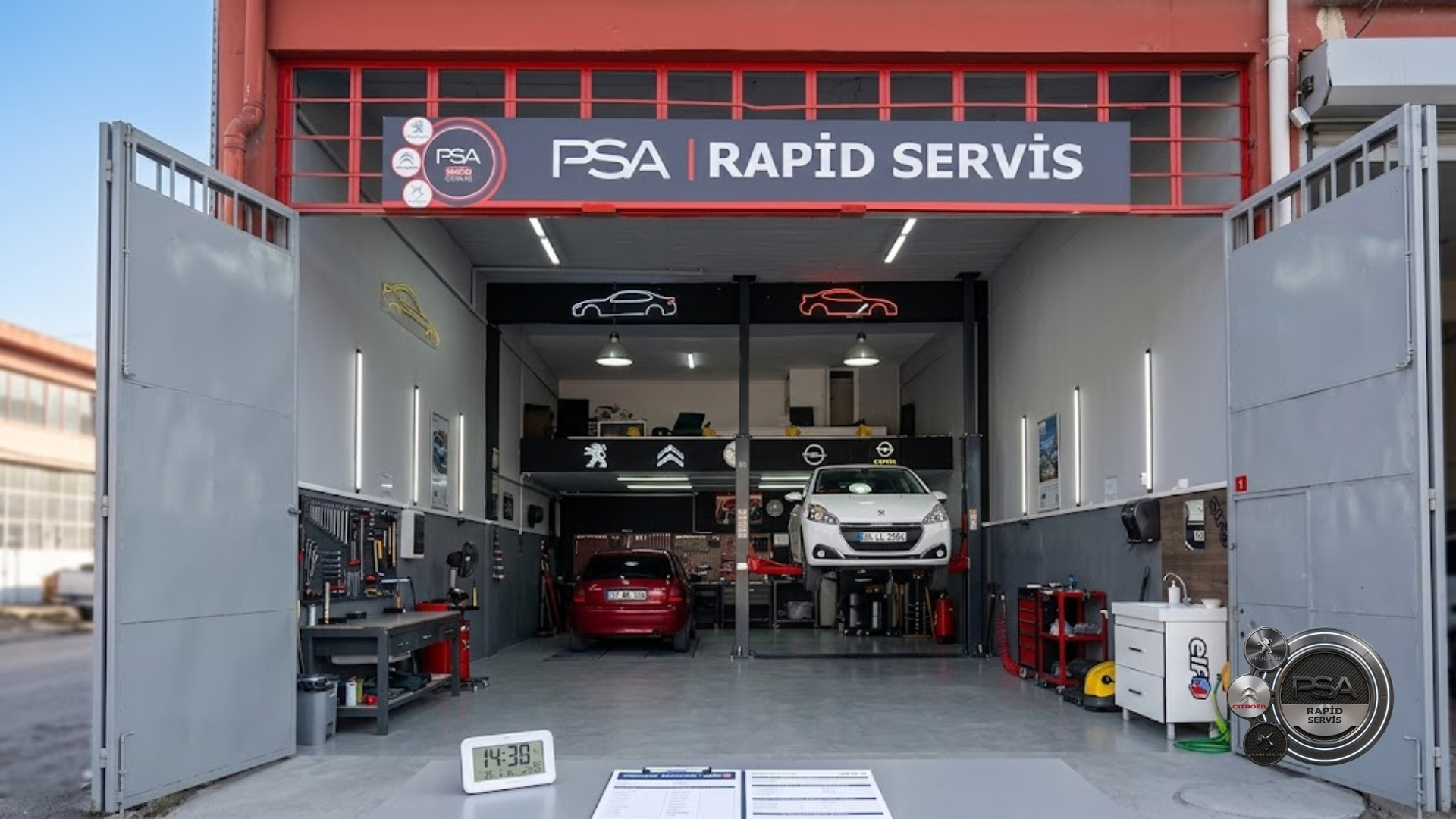PSA Rapid Oto Servis atölyesi — Esenyurt